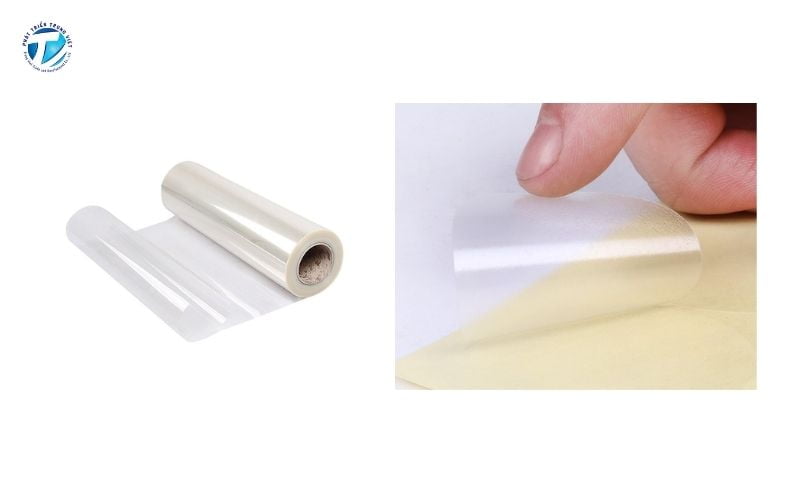 Decal trong suốt là một loại vật liệu nhựa trong có lớp keo